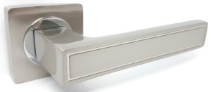 Ручка дверна KEDR R08-348 SN CP (сатин/хром)